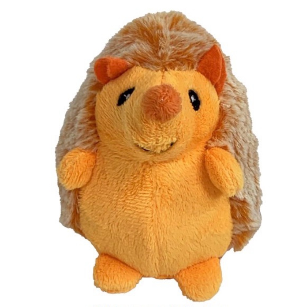 Orange Hedgehog Dog Toy